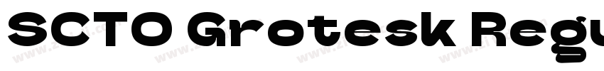 SCTO Grotesk Regular字体转换